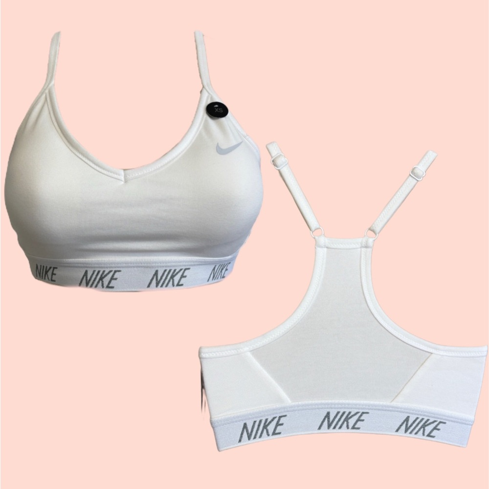 NWT Nike Indy Soft Sports Bra White | Women’s XS